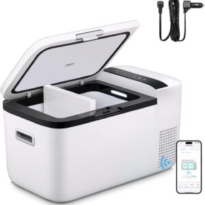 ICECO GO20 kahetsooniline kompressorkülmik, valge