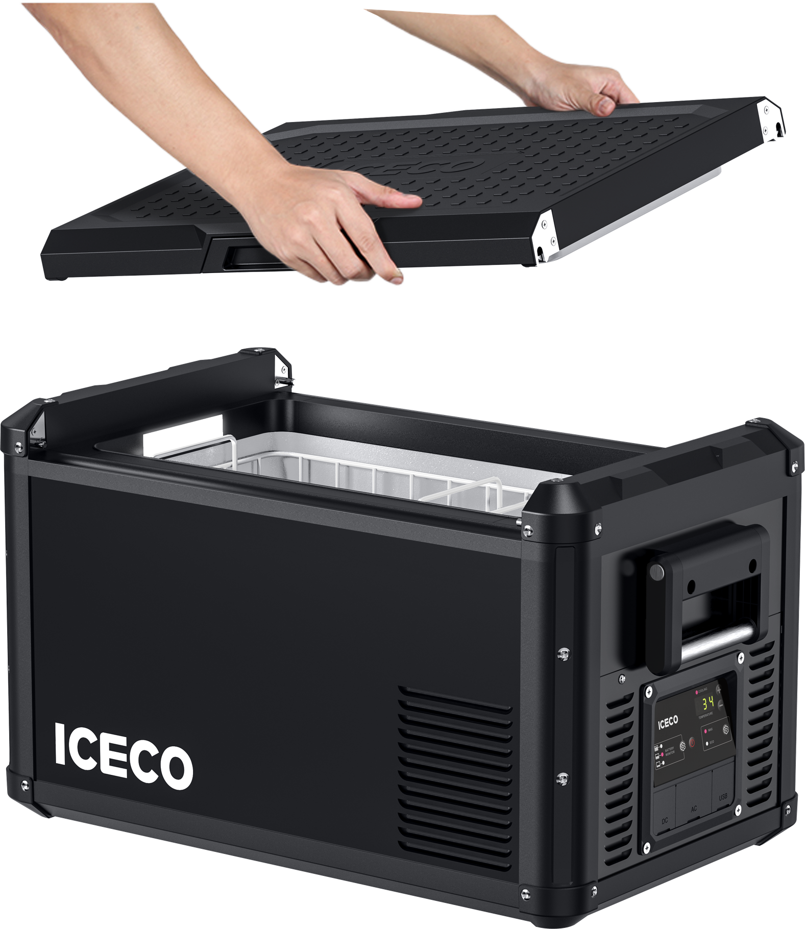 ICECO VL35PROS kompressorkülmik, must - Image 3