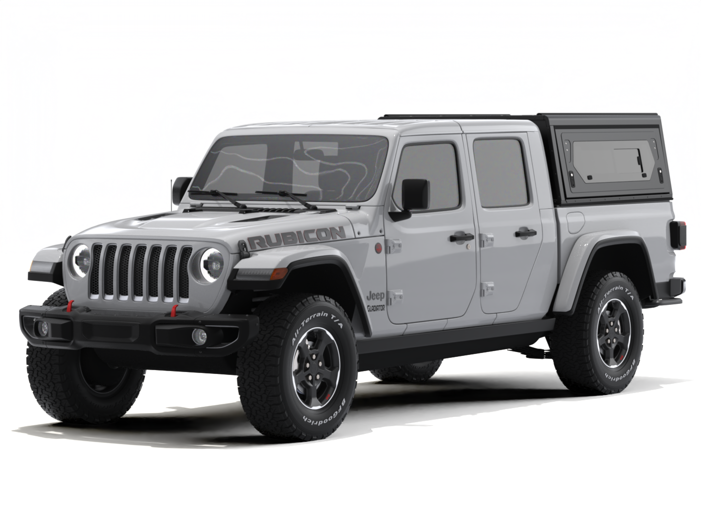 Kastikate Alu-Cab Contour - Jeep Gladiator 2019+ D/Cab - akendega