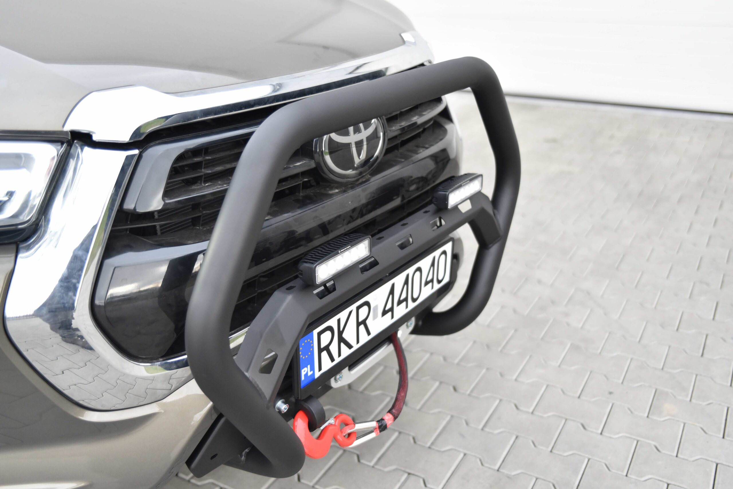 Kaitseraud esistangele Slim ZHX Toyota Hilux Revo 2020-2024 - Image 2