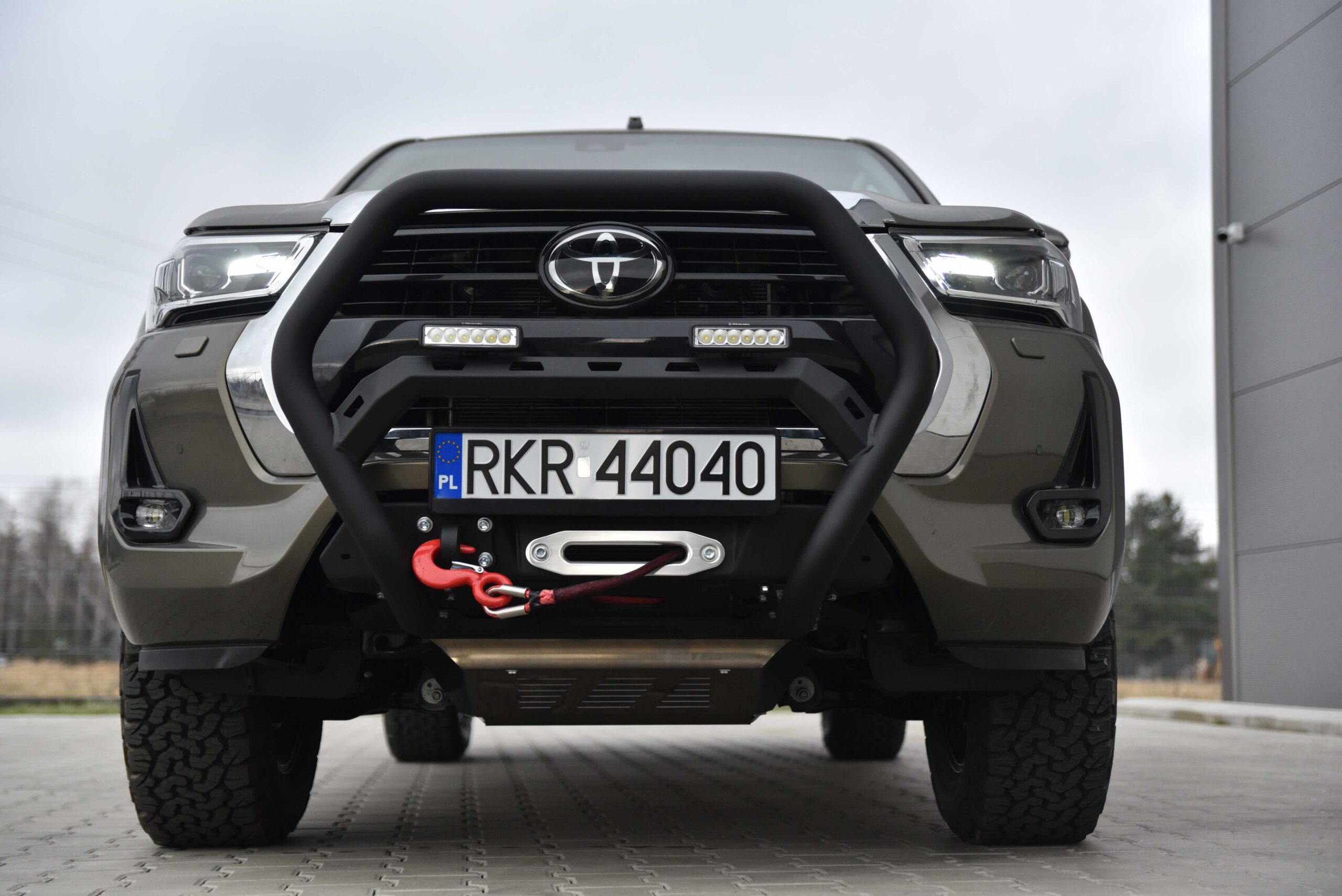 Kaitseraud esistangele Slim ZHX Toyota Hilux Revo 2020-2024 - Image 5