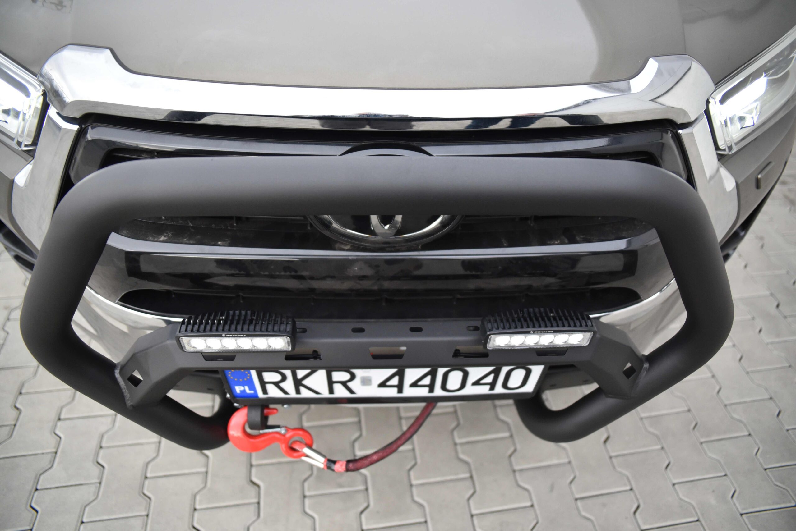 Kaitseraud esistangele Slim ZHX Toyota Hilux Revo 2020-2024 - Image 7
