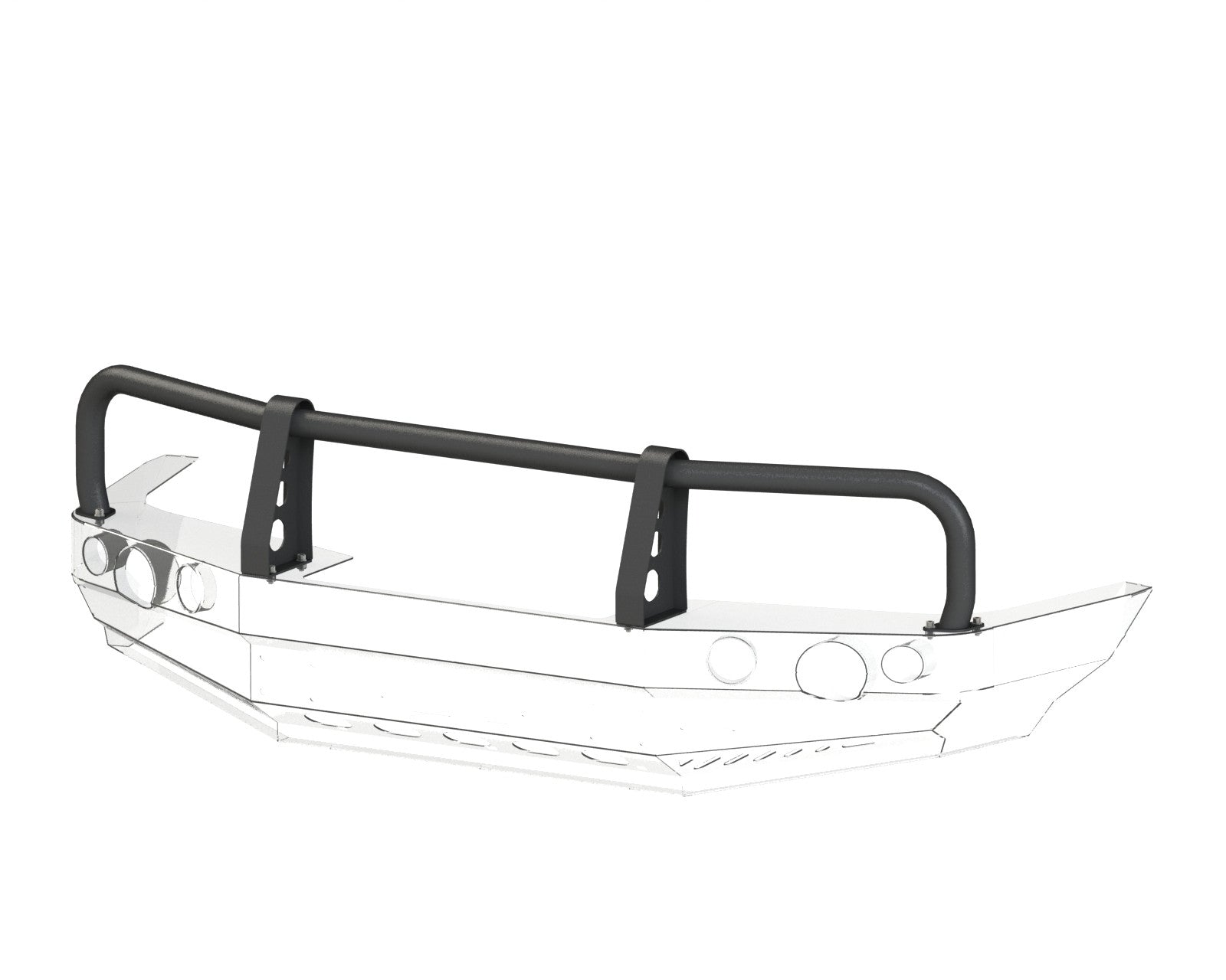 Kaitseraud esistangele Mitsubishi Pajero Sport 96-00