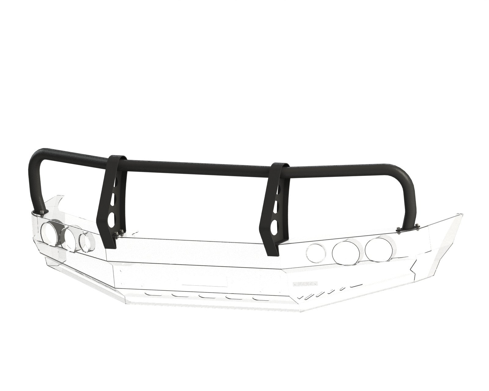Kaitseraud esistangele Mitsubishi Pajero IV 06-15