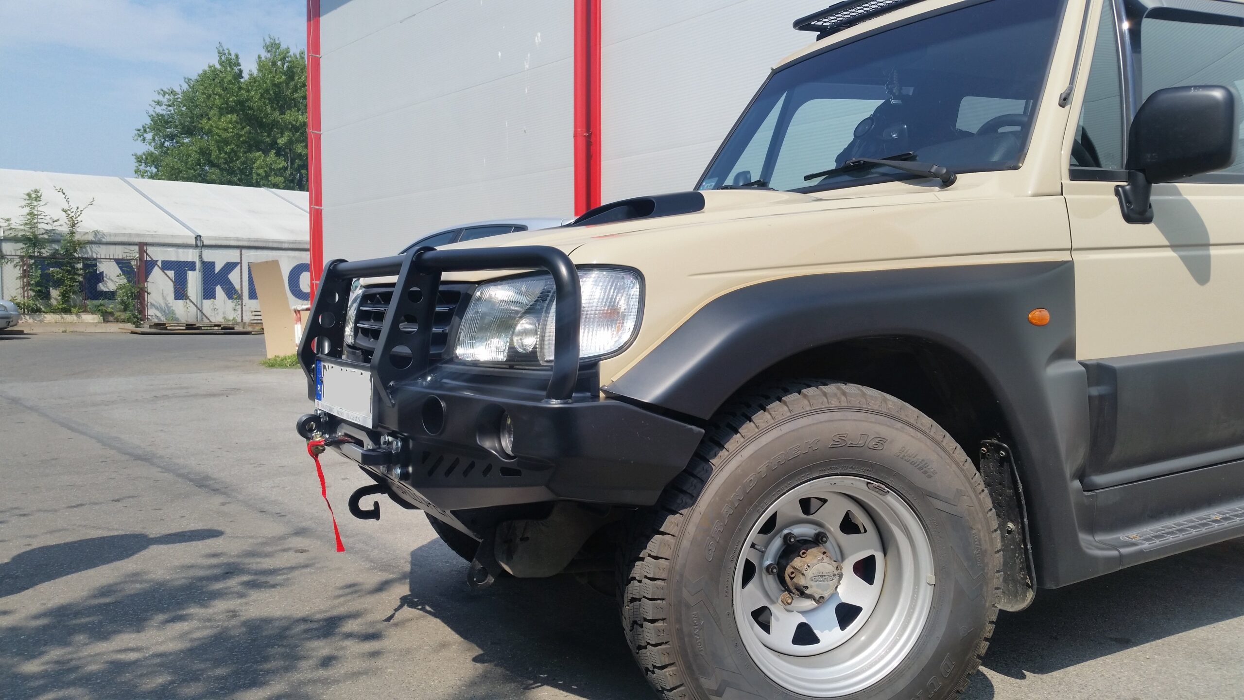 Kaitseraud esistangele Hyundai Galloper Innovation 98-03 - Image 2
