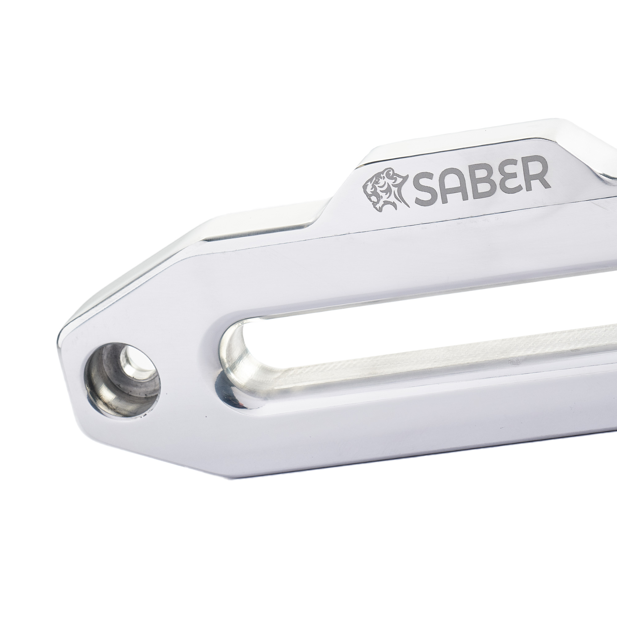 Saber Offroad Aluminium Standard Hawse Fairlead - Polished Alloy - Image 3