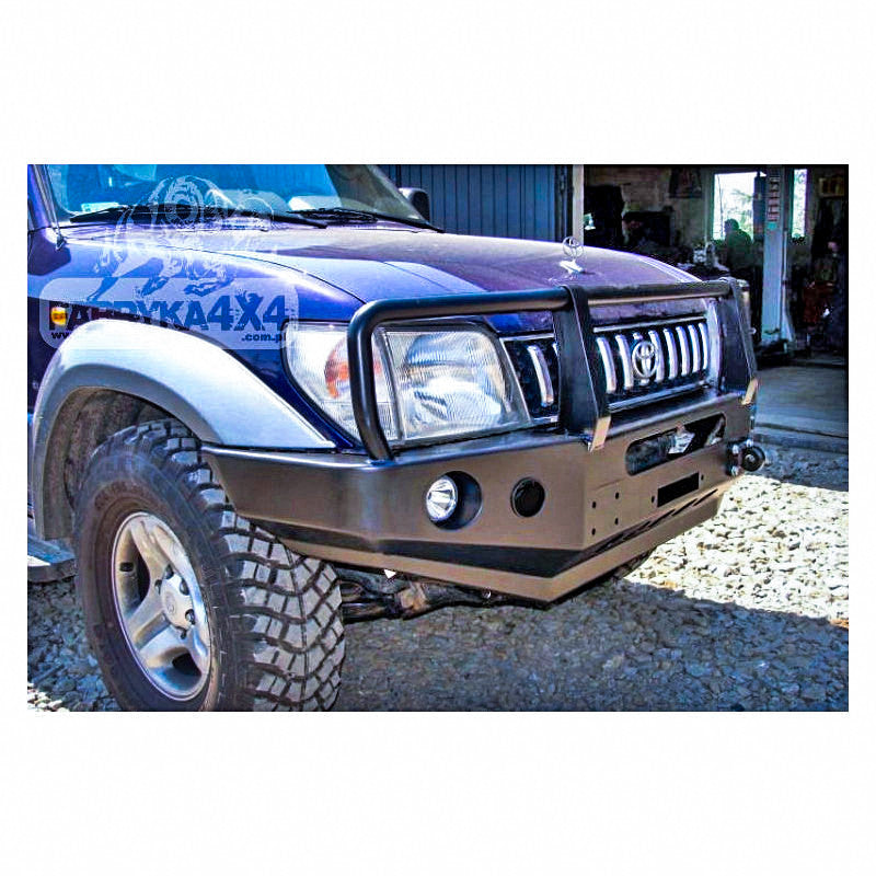 Kaitseraud esistangele Toyota LCJ90 / LCJ95 96-99 tiivalaienditega versioon - Image 2