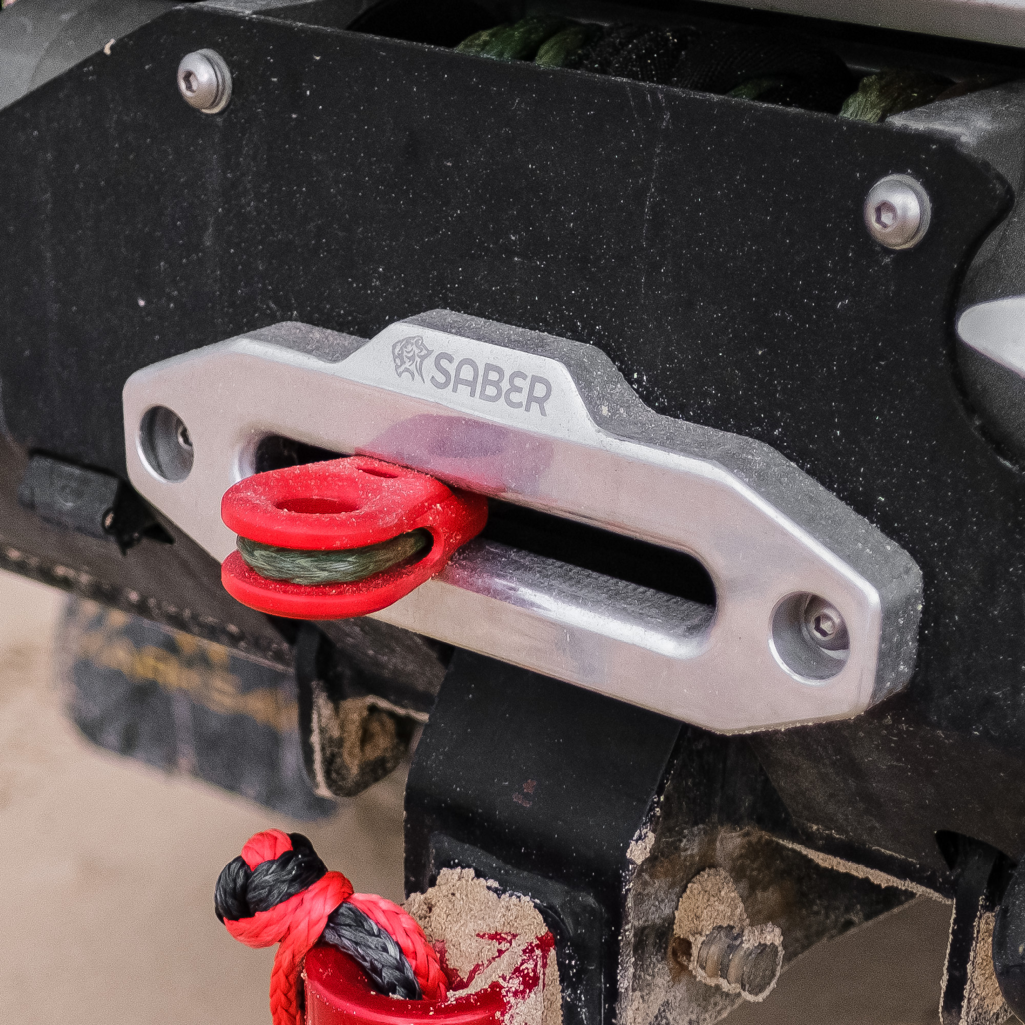 Saber Offroad Aluminium Standard Hawse Fairlead - Polished Alloy - Image 4