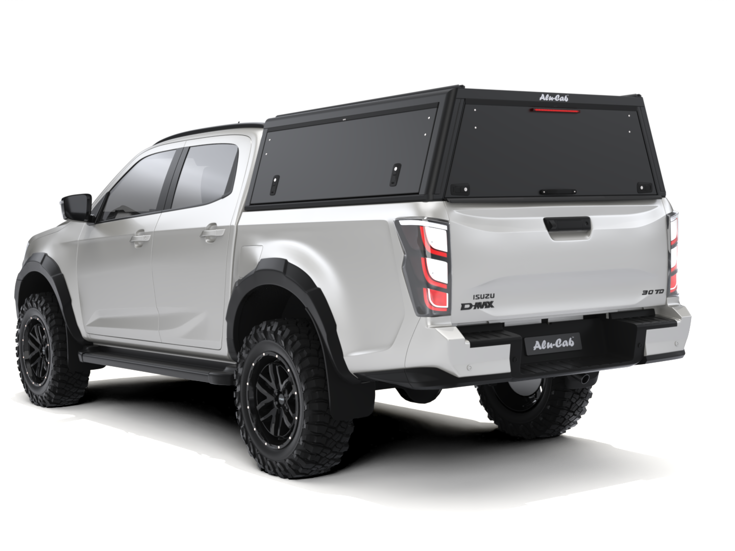 Kastikate Alu-Cab Guard - Isuzu D-Max 2020+ Double Cab - must / sile - Image 3