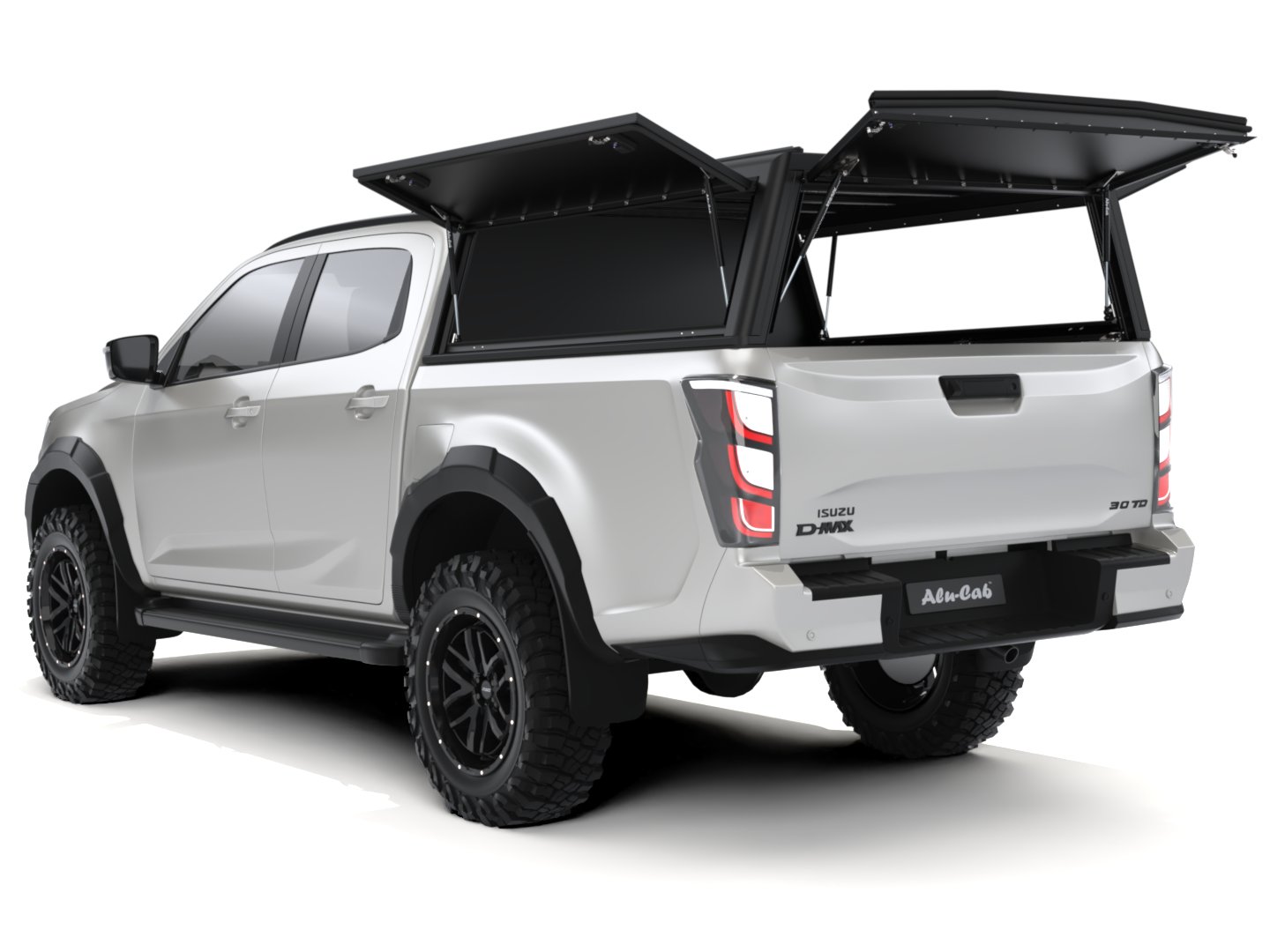 Kastikate Alu-Cab Guard - Isuzu D-Max 2020+ Double Cab - must / sile - Image 4