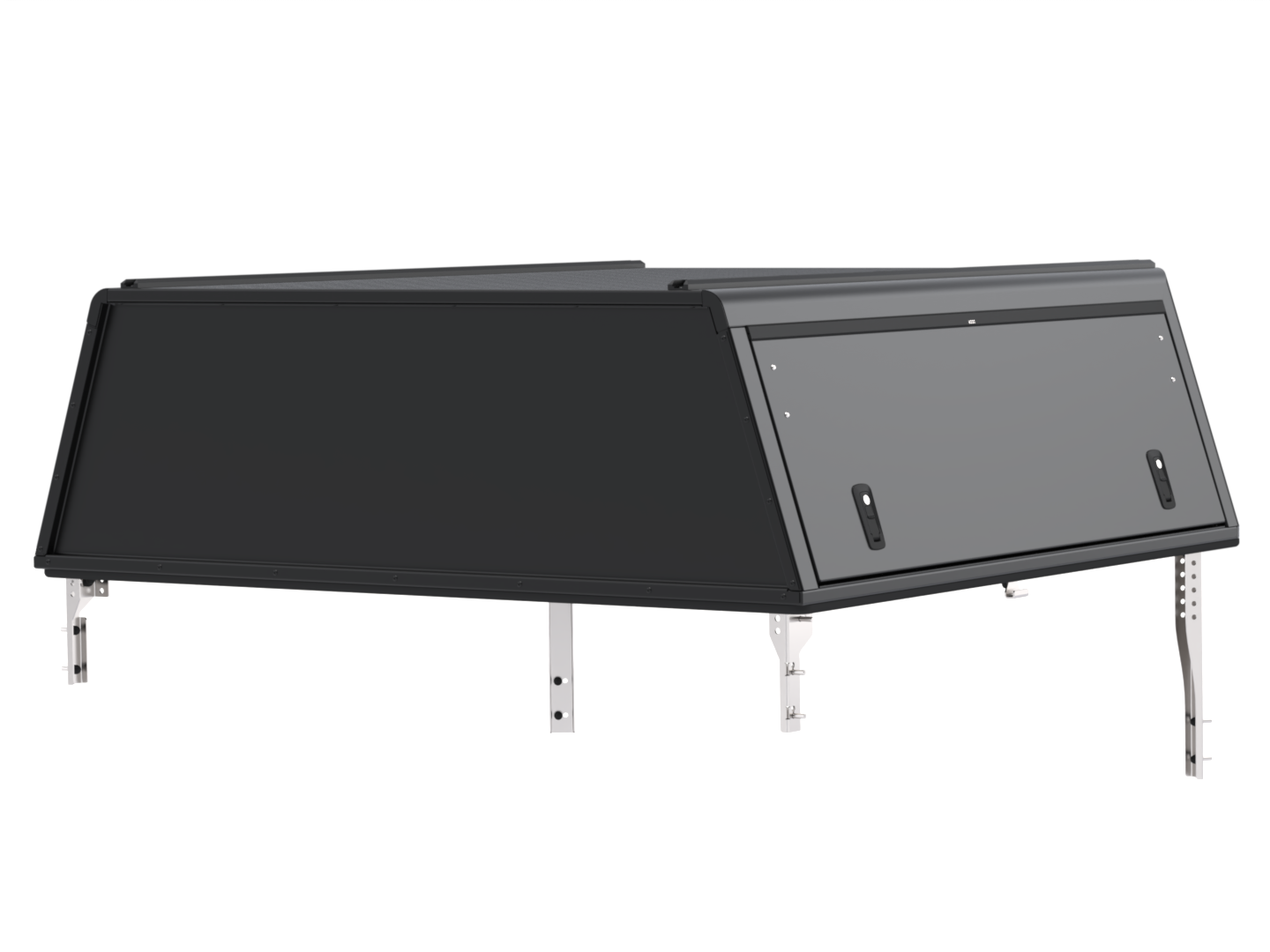 Kastikate Alu-Cab Guard - Isuzu D-Max 2020+ Double Cab - must / sile - Image 9