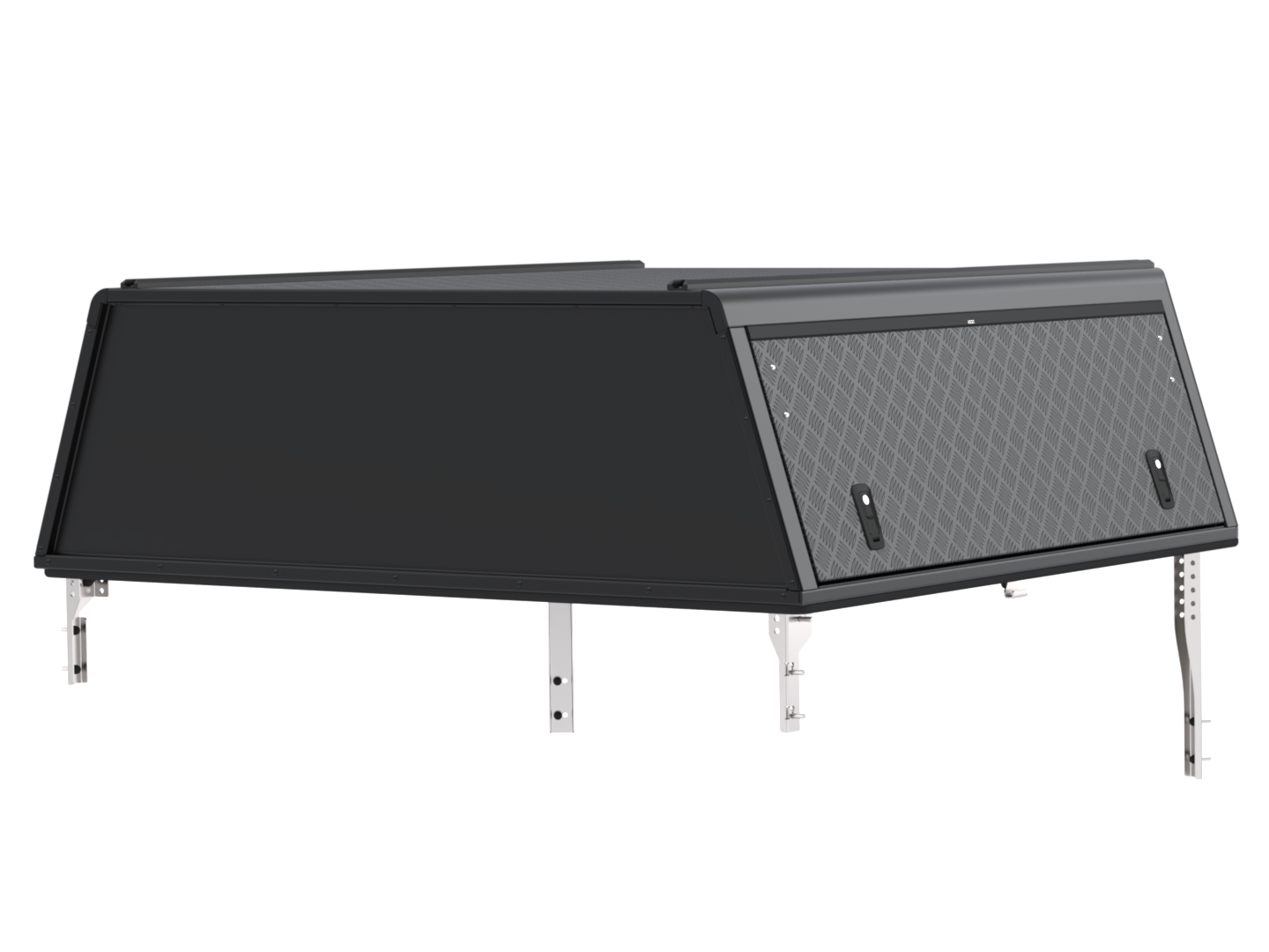 Kastikate Alu-Cab Guard - Isuzu D-Max 2020+ Double Cab - must / rihvel - Image 9