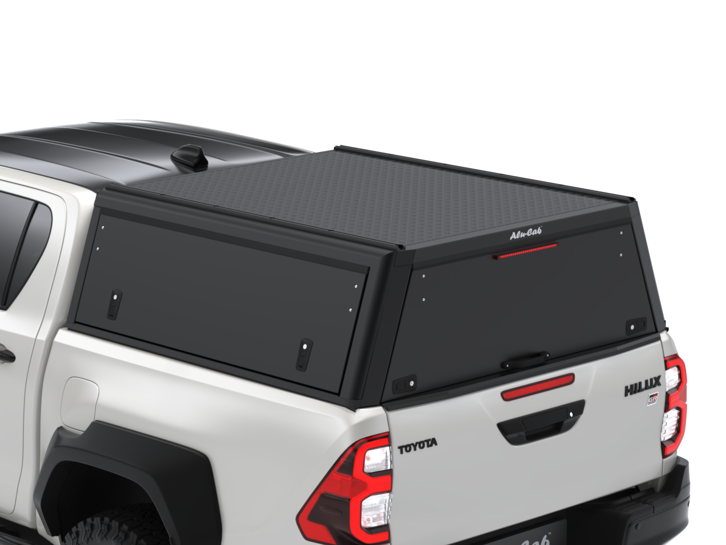 Kastikate Alu-Cab Guard - Toyota Hilux 2016-2025 Double Cab - must / sile - Image 6