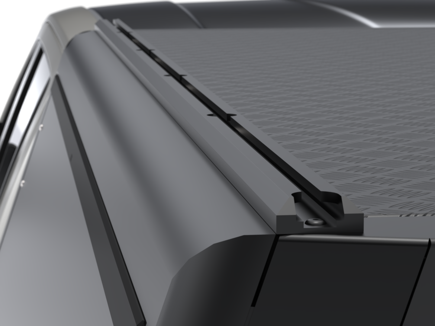 Kastikate Alu-Cab Guard - Toyota Hilux 2016-2025 Double Cab - must / sile - Image 7