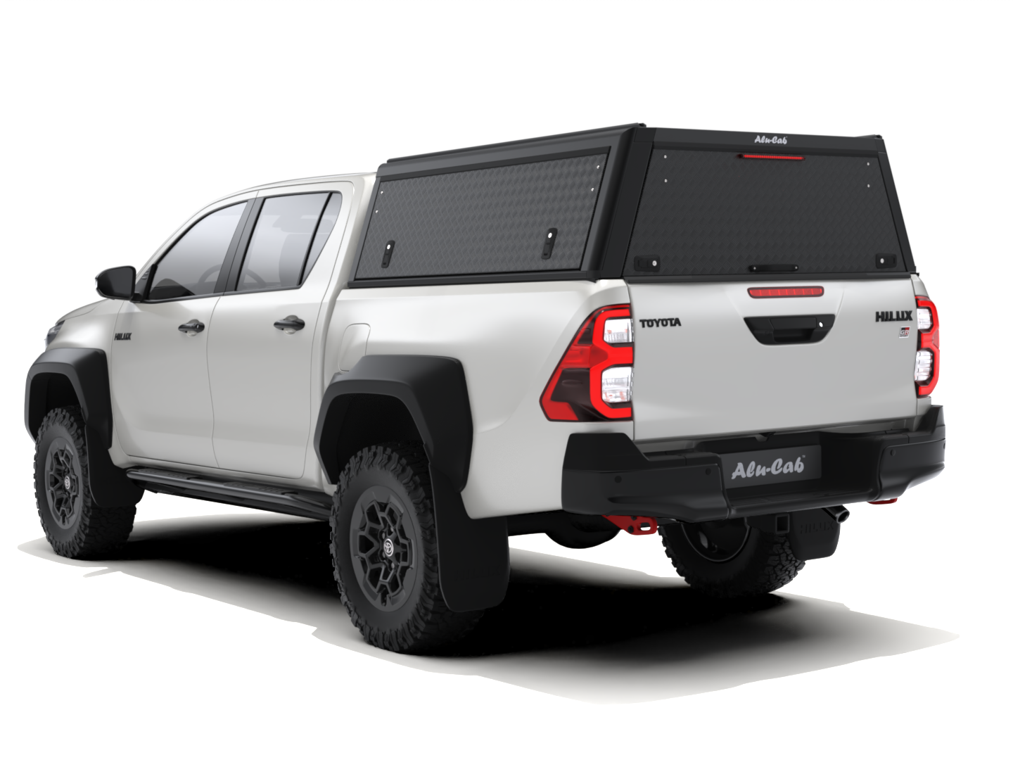 Kastikate Alu-Cab Guard - Toyota Hilux 2016-2025 Double Cab - must / rihvel - Image 3