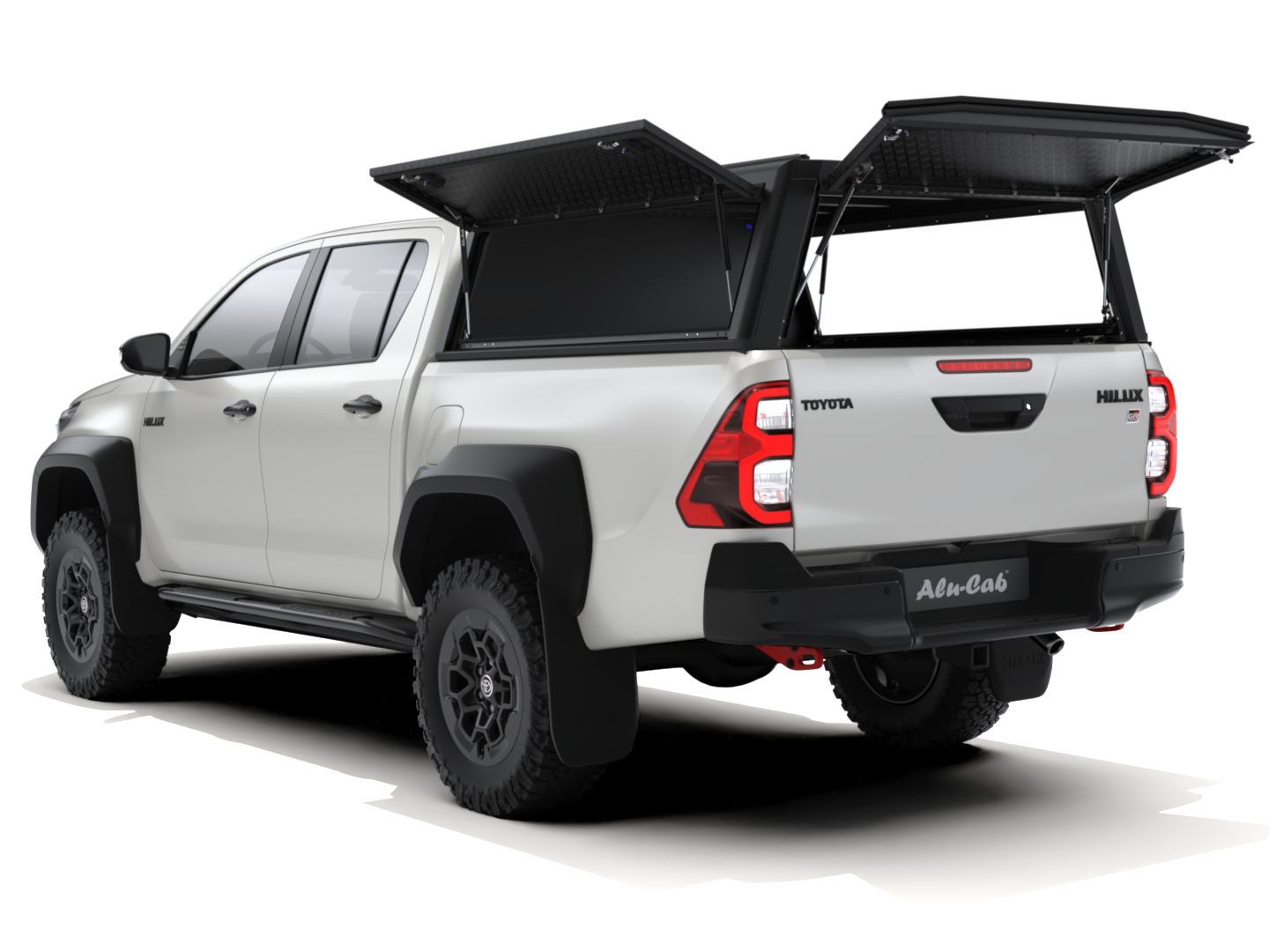 Kastikate Alu-Cab Guard - Toyota Hilux 2016-2025 Double Cab - must / rihvel - Image 4