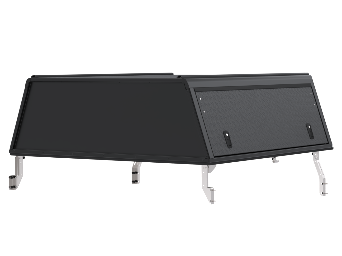 Kastikate Alu-Cab Guard - Toyota Hilux 2016-2025 Double Cab - must / rihvel - Image 9
