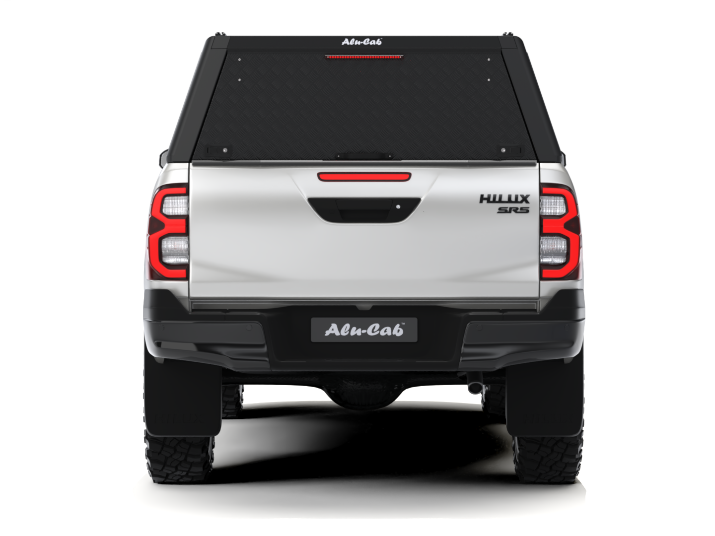 Kastikate Alu-Cab Guard - Toyota Hilux 2016-2025 Extra Cab - must / rihvel - Image 2