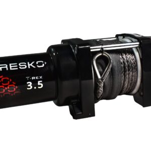 Elektrivints Presko T-REX 12V 3500 LBS sünteetilise köiega