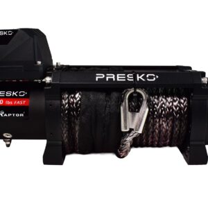Elektrivints Presko RAPTOR 13.5 S 12V 13500 LBS sünteetilise köiega kiire versioon