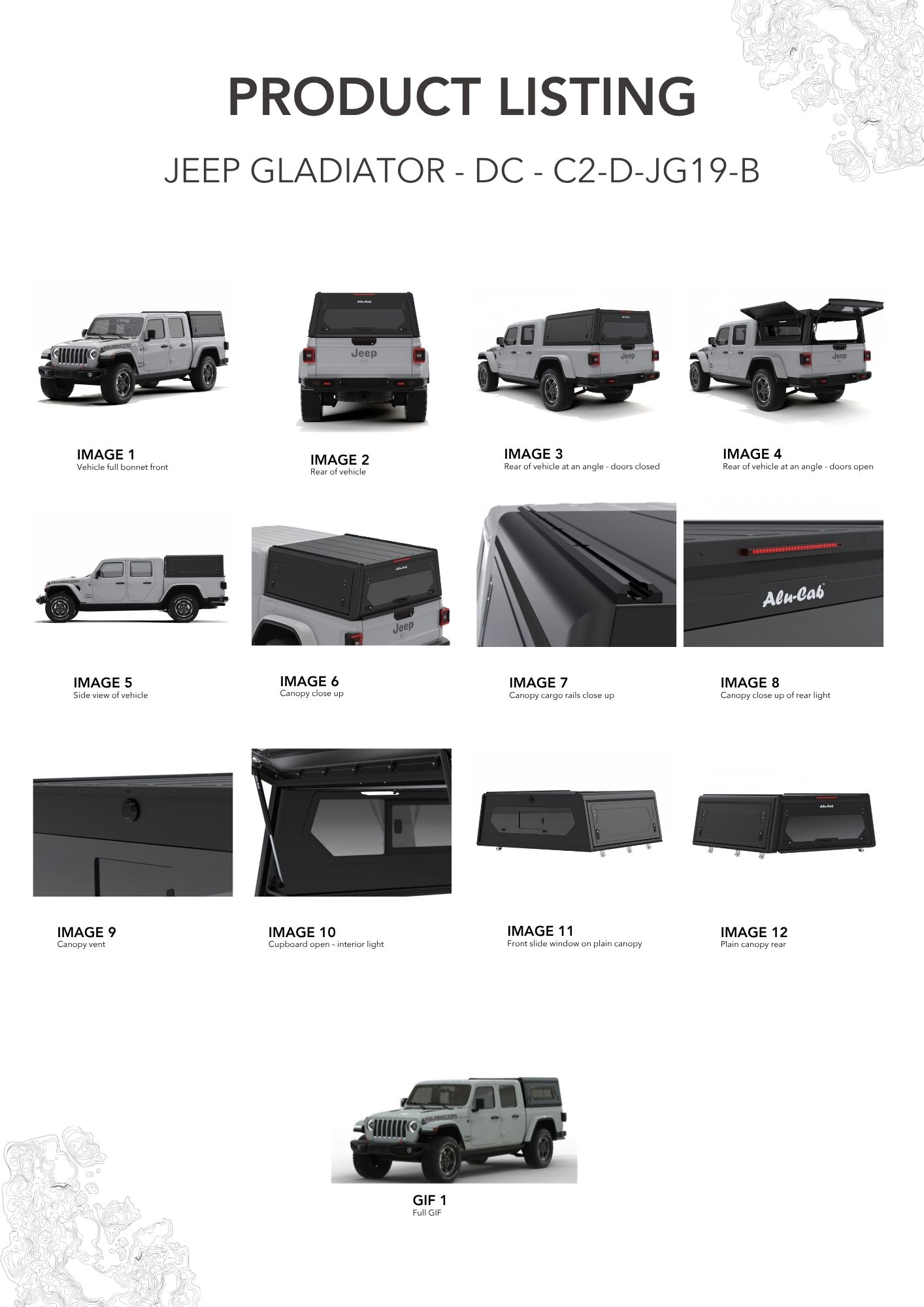 Kastikate Alu-Cab Contour - Jeep Gladiator 2019+ D/Cab - Image 13