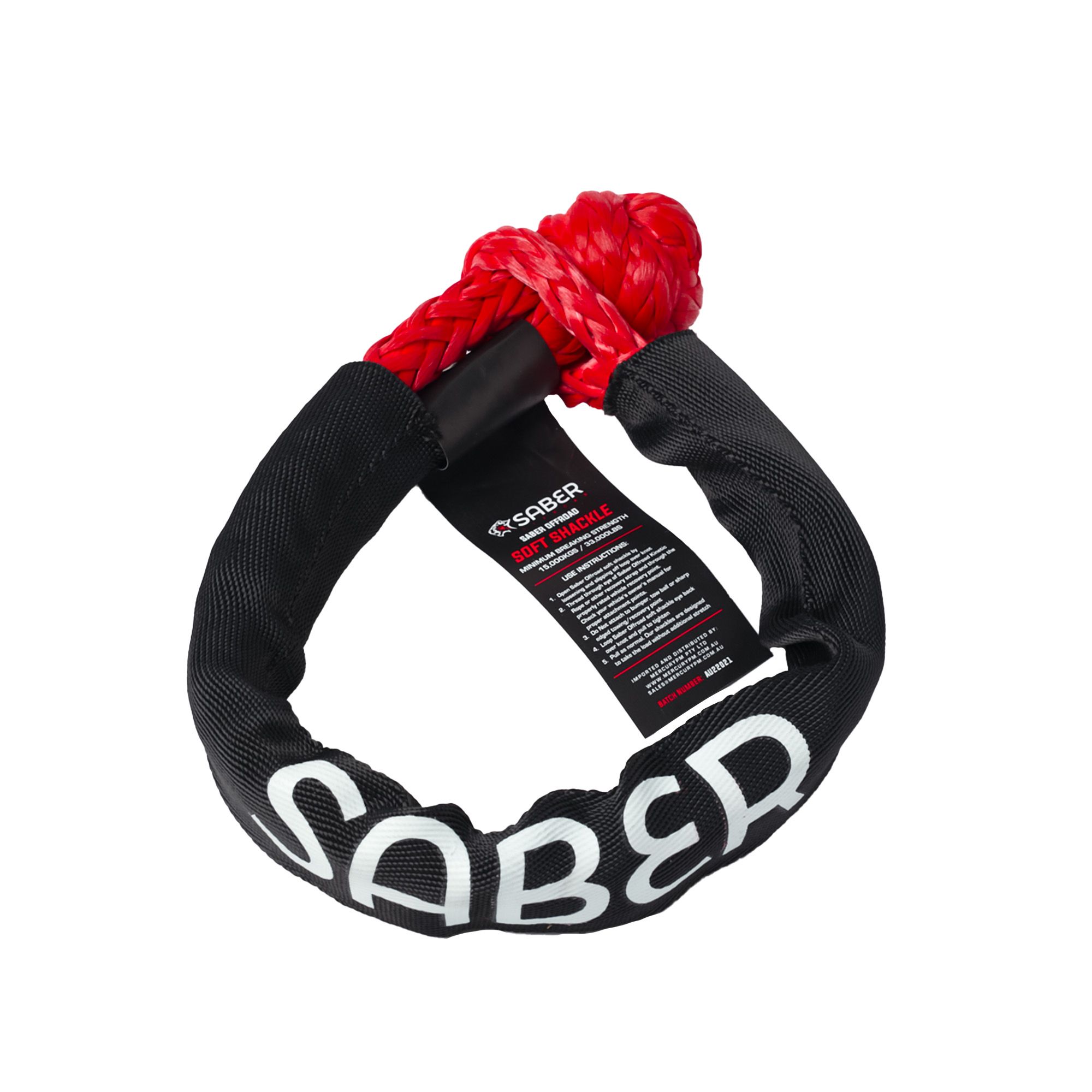 Saber 15,000KG Soft Shackle with Protective Sheath - Image 2