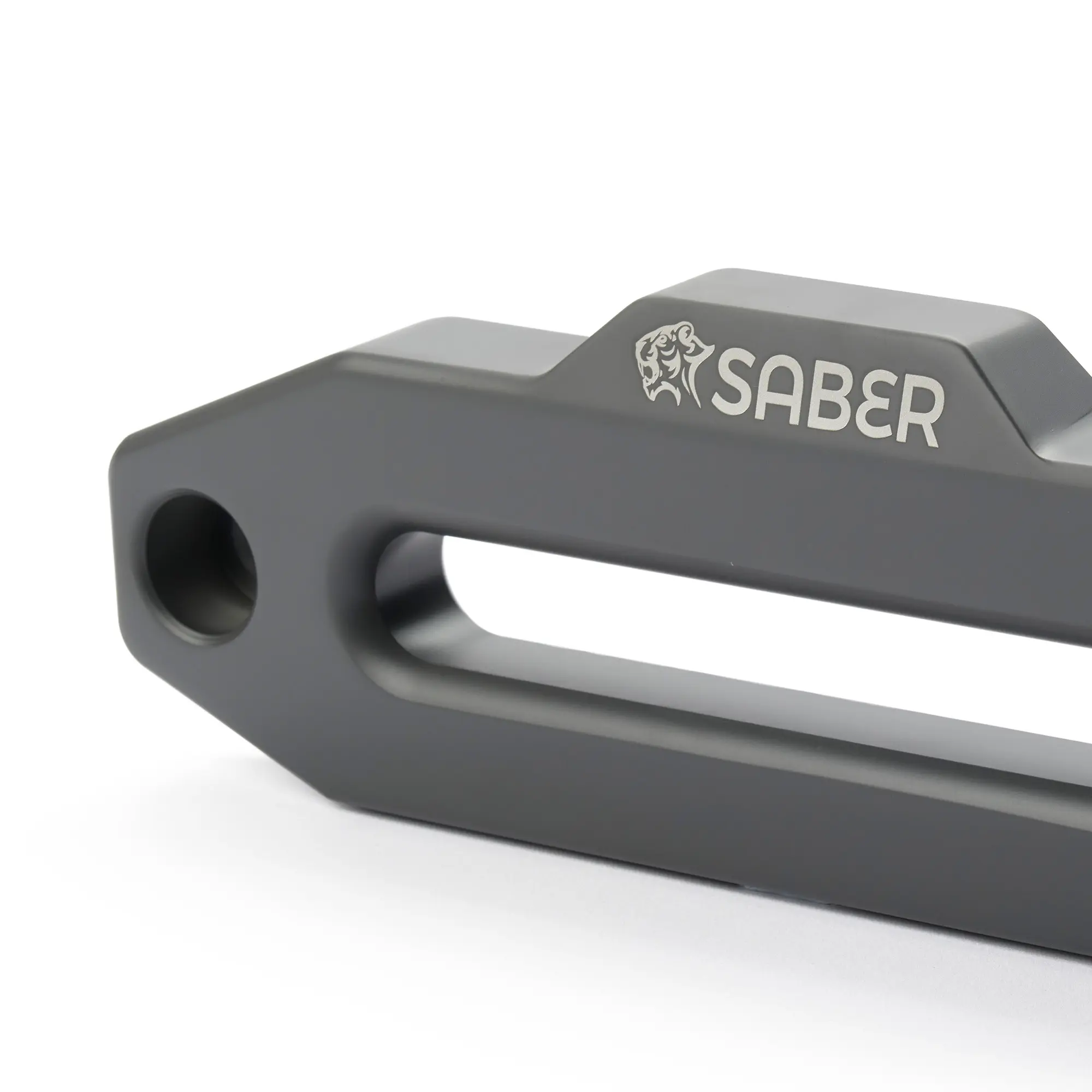 Saber Offroad Aluminium Standard Hawse Fairlead – Cerakote Grey - Image 3
