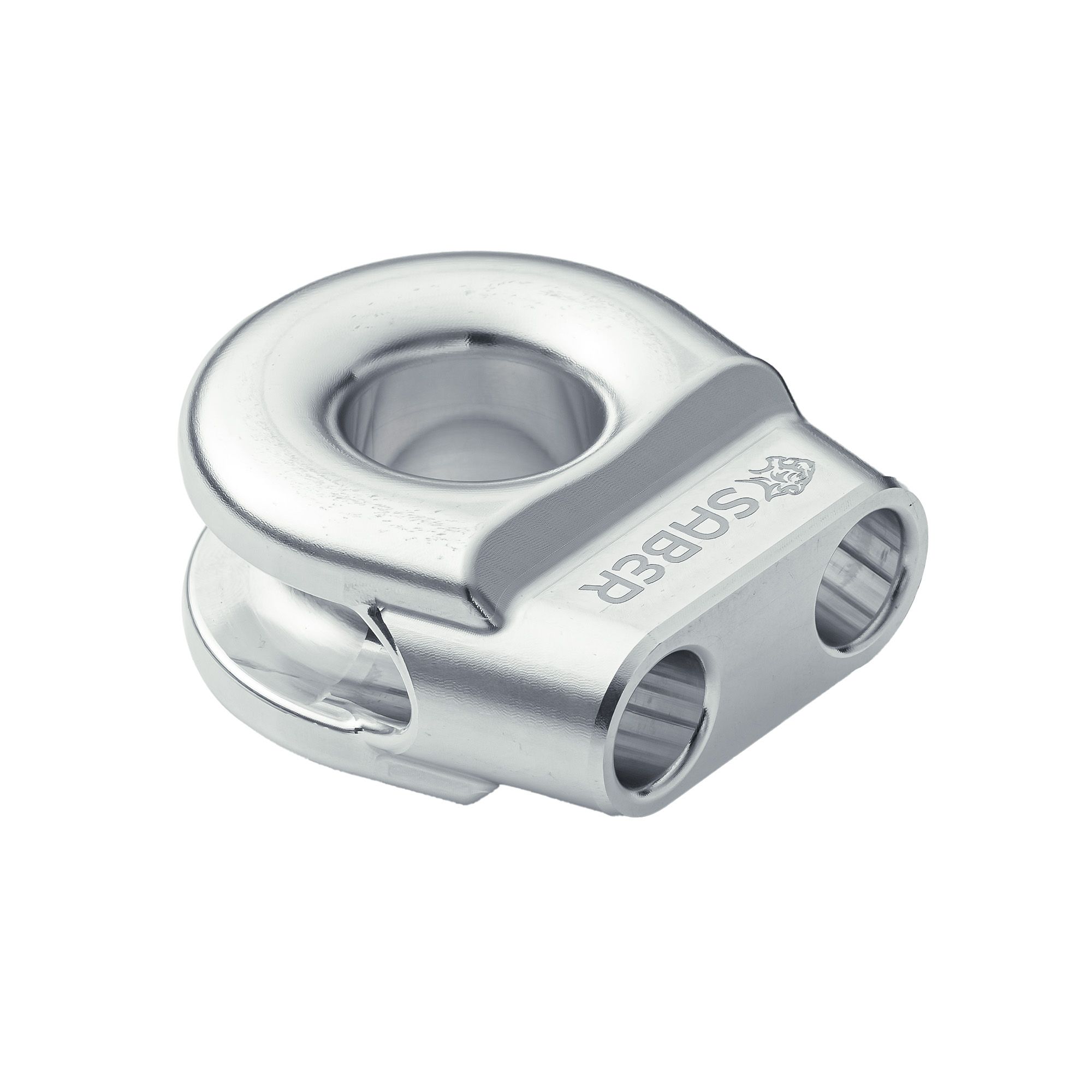 6061 Aluminium Spliced Winch Thimble UPDATED DESIGN - Polished Alloy - Image 2
