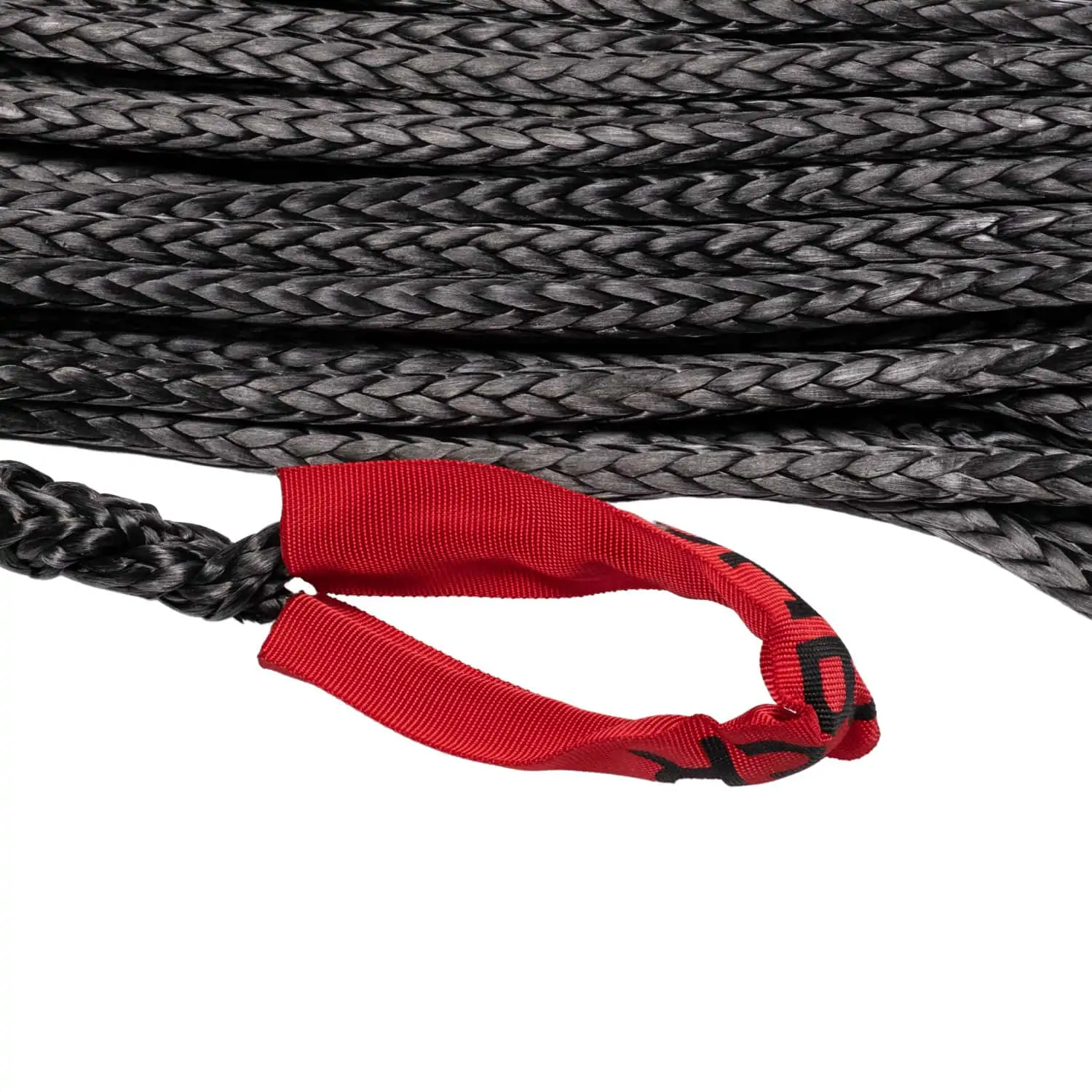 6,000KG Black SaberPro Winch Extension Rope w/Red Sheath Eyes - 20M - Image 3
